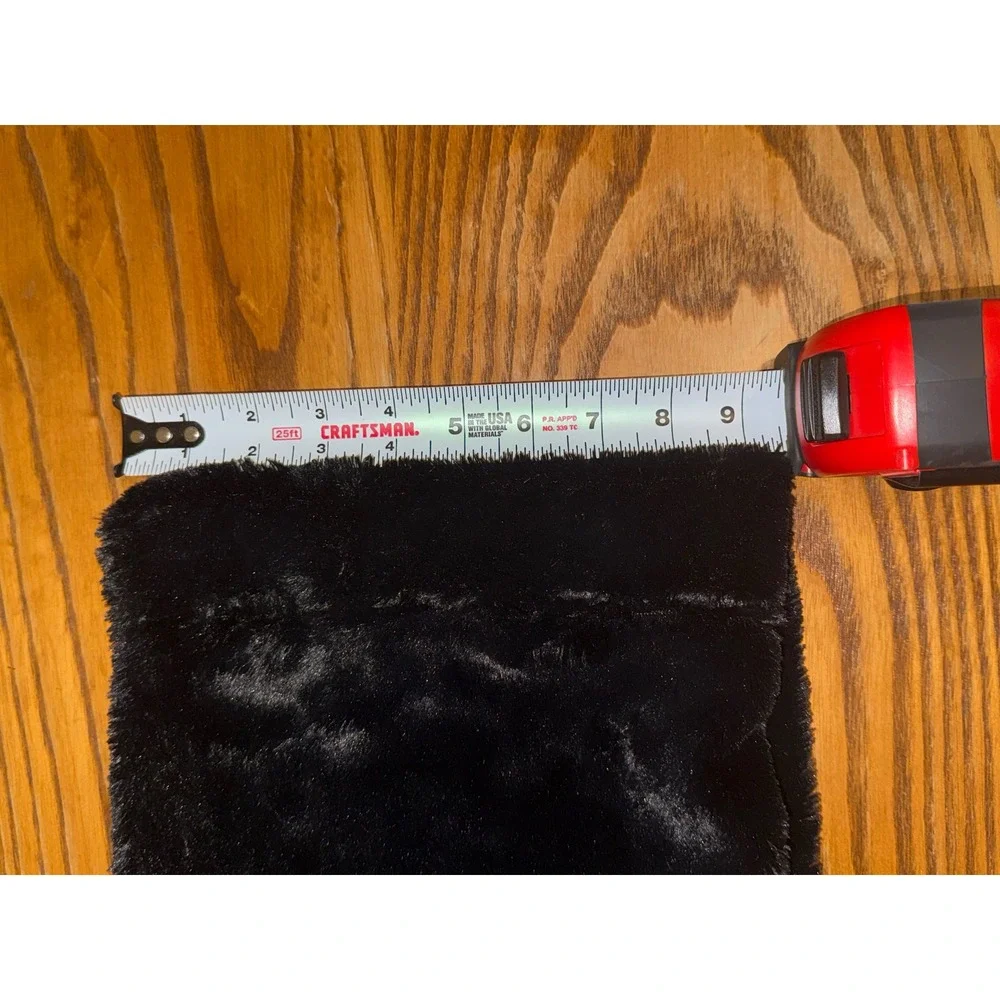 Cejon Black Faux Fur Infinity Loop Scarf Cozy Plush‎ Winter Warm NWT $38